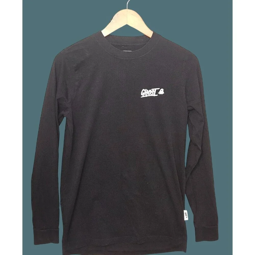 Ghost Lifestyle Legends Recycle Graphic  Long Sleeve Black T Shirt Unisex Small - Picture 2 of 7
